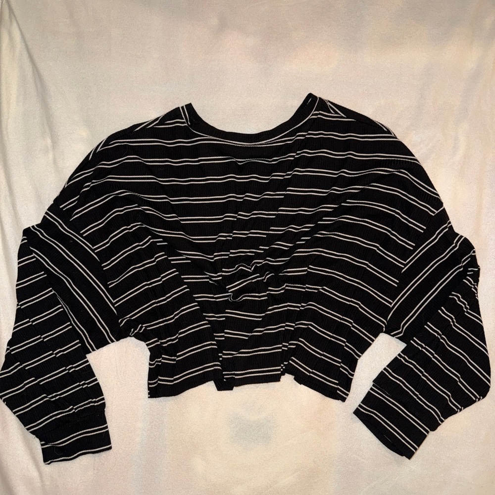 Oversized 2X Cropped Drop Shoulder Tee